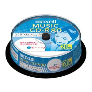 maxell（マクセル） 音楽用ＣＤ−Ｒ CDRA80WP.20SP