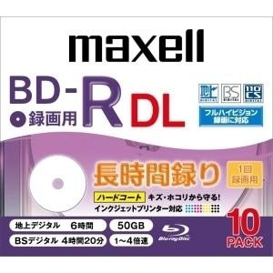 maxell（マクセル） 録画用ＢＤ−Ｒ BR50VPLWPB10SKS