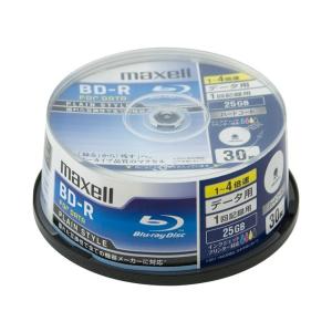 maxell（マクセル） データ用ＢＤ−Ｒ　４倍速　３０スピンドル BR25PPLWPB.30SP