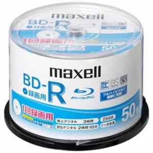 maxell（マクセル） 録画用ＢＤ−Ｒ BR25VPLWPB50SPKS