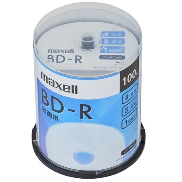 maxell（マクセル） 録画用ＢＤ−Ｒ　４倍速　１層　１００枚　スピンドル BRV25SIWP.1...