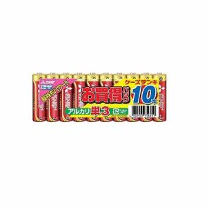 三菱電機 アルカリ単三乾電池10本 LR6GD/KS10S