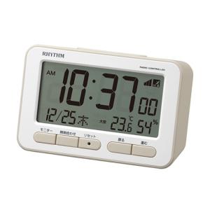 RHYTHM（リズム） 電波デジタルめざまし時計 フィットウェーブ