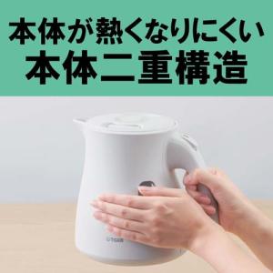 タイガー魔法瓶 蒸気レス電気ケトル 1.2L ...の詳細画像4
