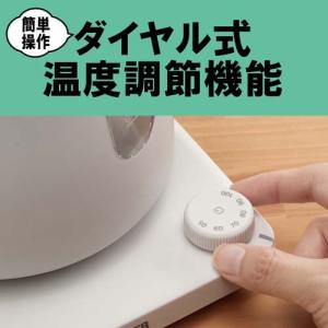 タイガー魔法瓶 蒸気レス電気ケトル(温度調節機...の詳細画像2