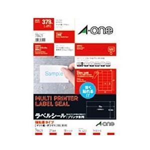 エーワン ラベルシールプリンター兼用強粘着タイプ　２１面 78421