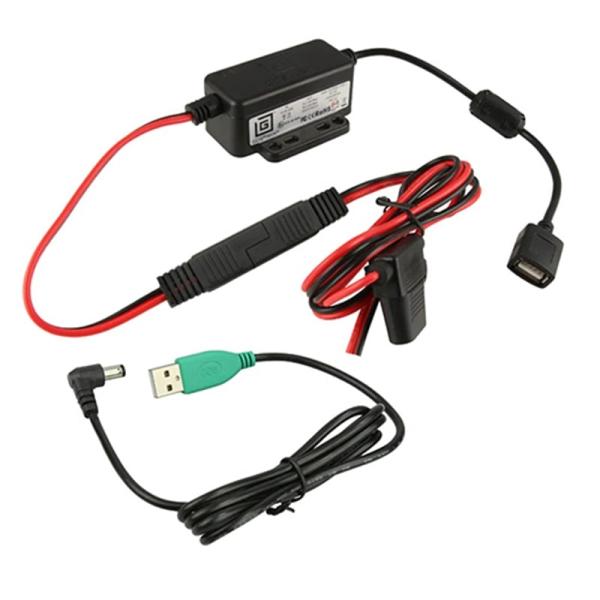 RAM MOUNTS（ラムマント） コンバーター付L字DCケーブル （DC10-30V→DC5-9V...