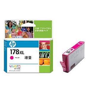 日本ＨＰ ＨＰ１７８ＸＬインクカートリッジマゼンタ増量 CB324HJ(HP178XLマゼンタゾウリ...