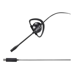 バッファロー（Buffalo） 片耳ヘッドセット　ＵＳＢ接続 BSHSEUM110BK