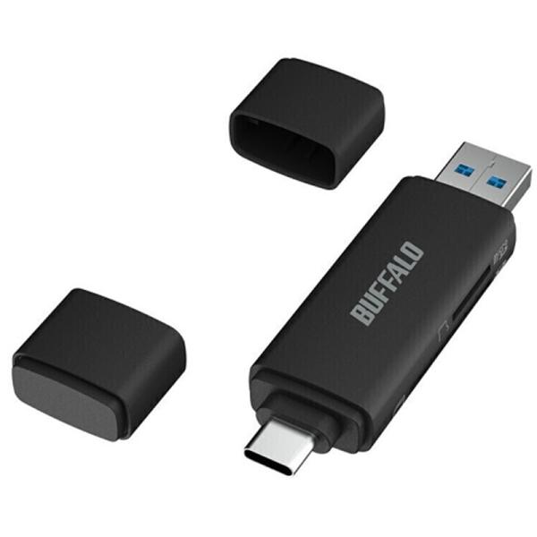 バッファロー（Buffalo） Type-C/Type-A接続　USB3.2 Type-Cカードリー...