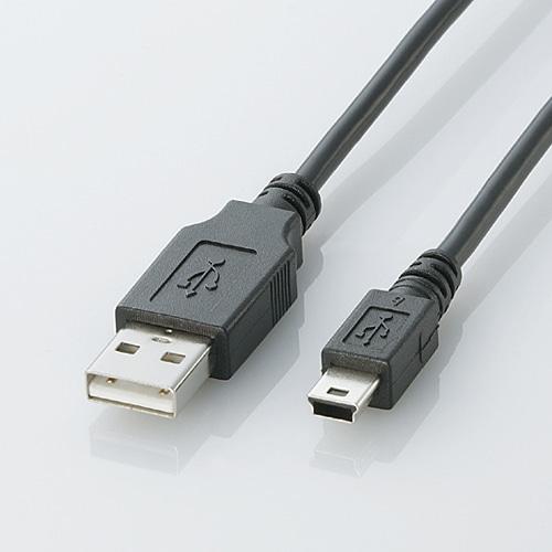 エレコム ＵＳＢ２．０ケーブル（ｍｉｎｉ−Ｂタイプ） U2C-M10BK