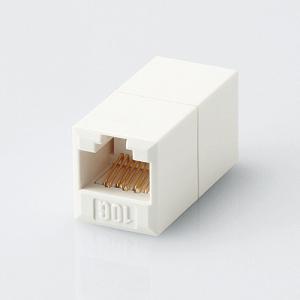 エレコム ＣＡＴ６Ａケーブル延長コネクタ LD-RJ45JJ6AY2