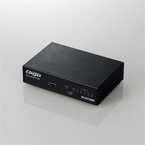 エレコム Ｇｉｇａ５ポートＨｕｂ／磁石付き／電源内蔵 EHC-G05MN2-HJB｜ksdenki