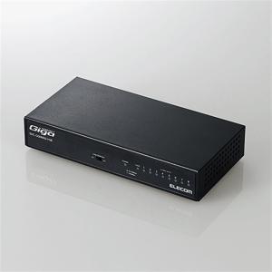エレコム Ｇｉｇａ８ポートＨｕｂ／磁石付き／電源内蔵 EHC-G08MN2-HJB