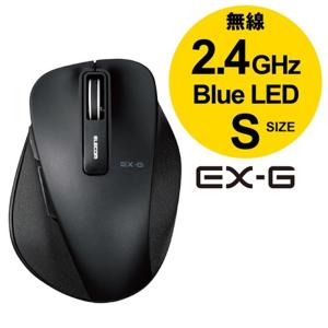 エレコム マウス／握りの極み／Sサイズ／無線／5ボタン M-XGS10DBXBK ブラック