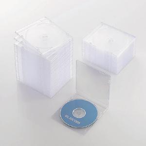 エレコム ＣＤ／ＤＶＤプラケース CCD-JSCS50CR