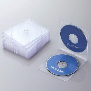 エレコム ＣＤ／ＤＶＤプラケース CCD-JSCSW10CR