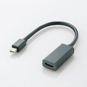 エレコム ｍｉｎｉＤｉｓｐｌａｙＰｏｒｔ変換アダプタ／ＨＤＭＩ AD-MDPHDMIBK