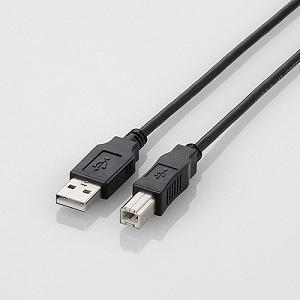 エレコム ＵＳＢ２．０ケーブル／Ａ−Ｂ／０．７ｍ U2C-BN07BK｜ケーズデンキ Yahoo!ショップ