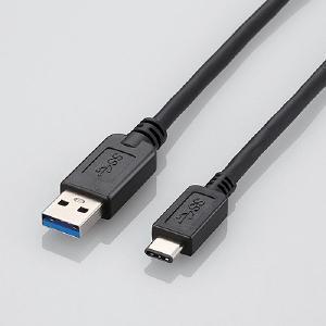 エレコム ＵＳＢ３．１ケーブル／Ａ−Ｃタイプ USB3-AC10BK