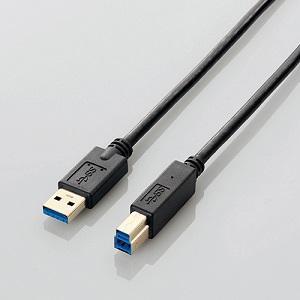 エレコム ＵＳＢ３．０ケーブル／Ａ−Ｂ／スタンダード／１ｍ USB3-AB10BK