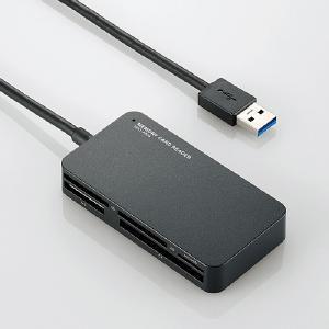 エレコム リーダライタ／ＵＳＢ３．０対応 MR3-A006BK