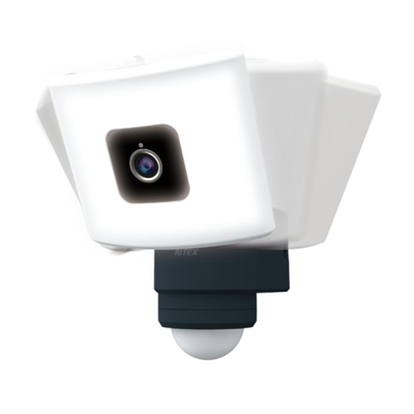 RITEX（ライテックス) 追尾式LEDセンサーライト　Wi-Fiカメラ C-AC1020TA