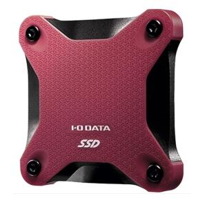 アイ・オー・データ機器 ポータブルＳＳＤ SSPH-UT500R ワインレッド　SSD：500GB