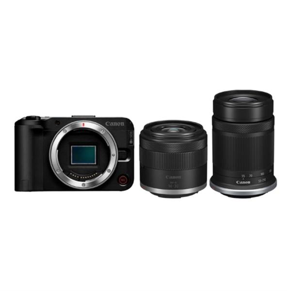 Canon（キヤノン） ミラーレスカメラ　EOS R50 V　ダブルズームキット EOSR50V-W...