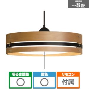 瀧住電機工業 LED和風ペンダント GEVR80107 主に8畳用