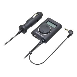 オーディオテクニカ カーFMステレオトランスミッター AT-FMT900 BK ブラック