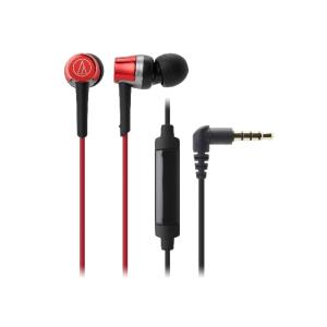 オーディオテクニカ スマートフォン専用ヘッドホン ATH-CKR30iS RD
