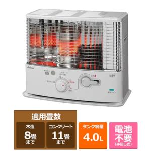 コロナ:ポータブル石油ストーブ(反射型)(エレガンスホワイト コロナ:ポータブル石油ストーブ(反射型)(エレガンスホワイト
