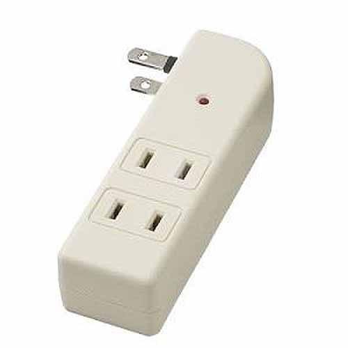 ヤザワコーポレーション 雷サージ付サイドタップ３個口白 Y02SK300WH