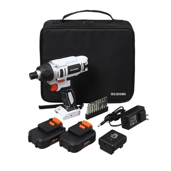 アイリスオーヤマ 充電式インパクトドライバ10.8V ソフトケース付き JID80-C