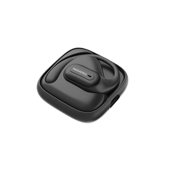 ナガオカ オープンイヤー型完全ワイヤレスイヤホン NOW10MBK