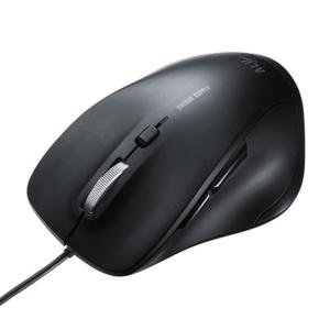 サンワサプライ 静音ブルーLEDマウス MA-SBL198BK