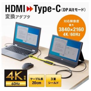 サンワサプライ HDMI-Type-C(DP ...の詳細画像1