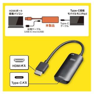 サンワサプライ HDMI-Type-C(DP ...の詳細画像2