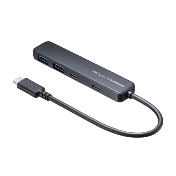 サンワサプライ USB 5Gbps Type-C ハブ（4ポート・PD対応） USB-5TCP36B...