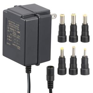 オーディオコム ACアダプター DC4.5V対応 変換プラグ6種付き AV