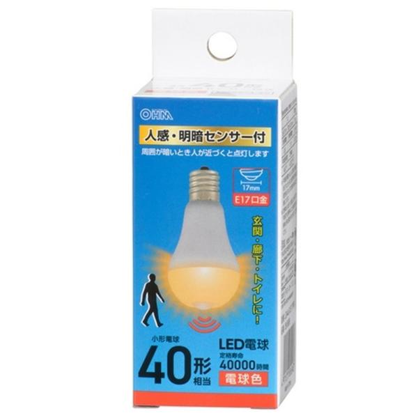 オーム LED電球 LDA4L-G/E17PIR