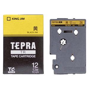 テプラTR テープカートリッジ 白ラベル 12mm TC12S ( 1コ入 )/ テプラ