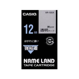 カシオ計算機 ネームランドテープ　強粘着テープ XR-12GX