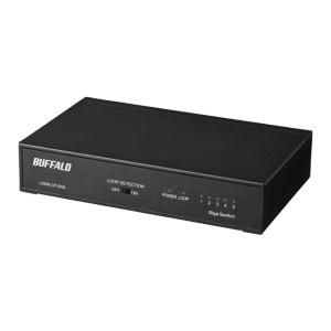 バッファロー（Buffalo） スイッチングＨＵＢ LSW6-GT-5NS/BK