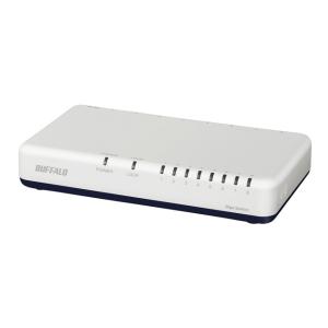 バッファロー（Buffalo） スイッチングＨＵＢ LSW6-GT-8EPL/WH