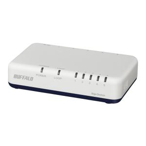 バッファロー（Buffalo） スイッチングＨＵＢ LSW6-GT-5EPL/WH