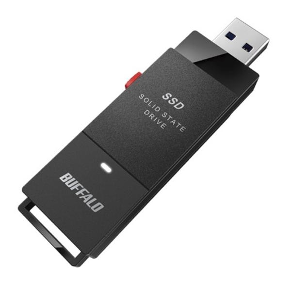 バッファロー（Buffalo） USB 3.2（Gen.1）対応 テレビ対応・スティック型SSD S...