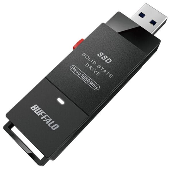 バッファロー（Buffalo） スティック型ポータブルSSD SSD-SCH500U3-BA