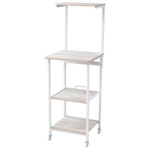 山善（YAMAZEN） 冷蔵庫上ラック RUR-18(AIV/SWH) : ケーズデンキ